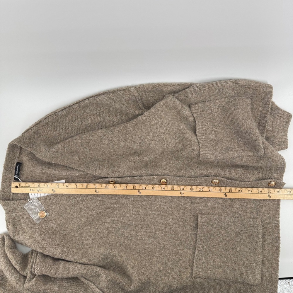 PrettyGarden Cardigan Women Large Brown Oversized Knit Sweater Cottagecore Fall - Picture 10 of 10